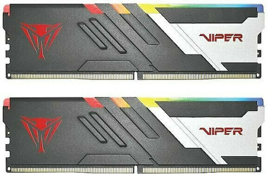 Patriot Viper Venom RGB DDR5 32GB RAM with 2x16GB Modules for Desktop
