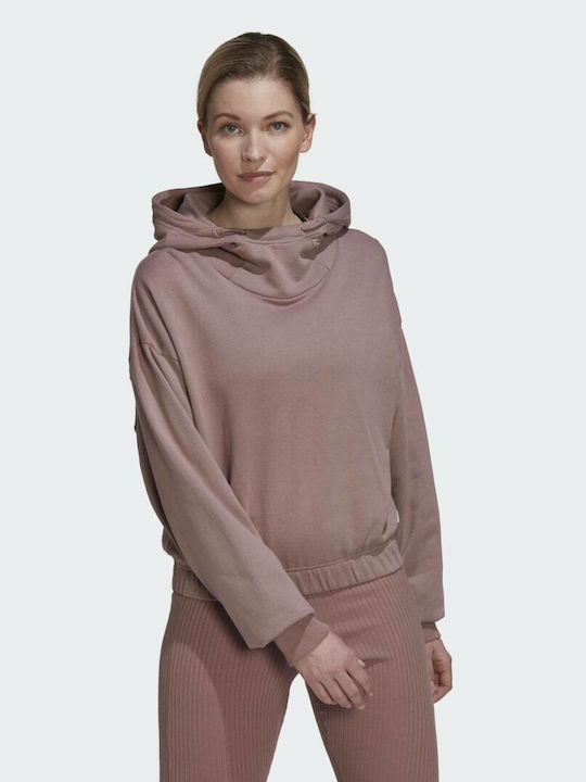 adidas Studio Lounge Cropped Γυναικείο Φούτερ μ...