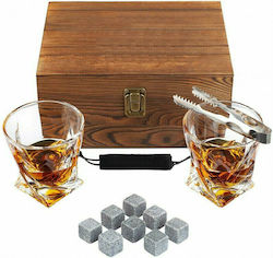 Forneed Whisky Glasses & Stones Gift Set MXPV-4 12pcs