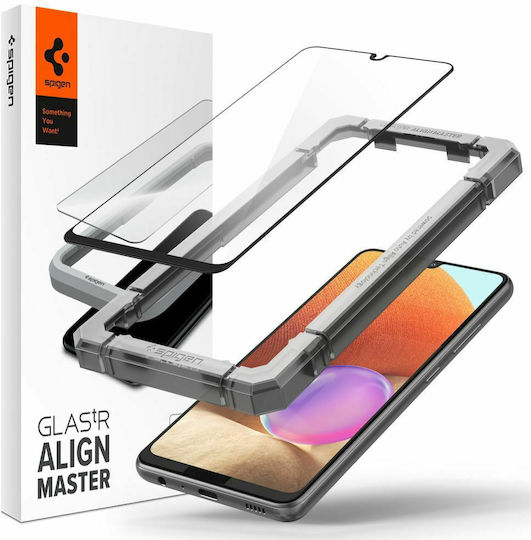 Spigen AlignMaster Full Face Tempered Glass Μαύρο (Galaxy M53 5G)