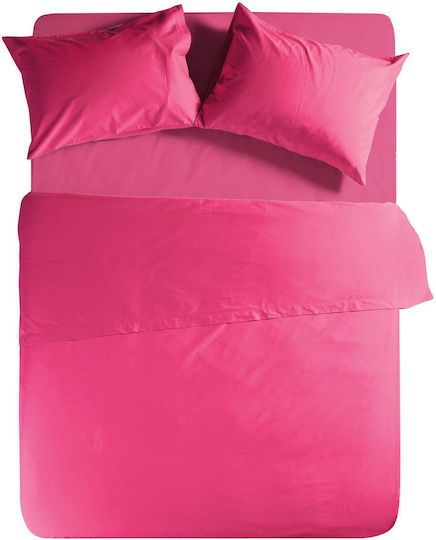 Nef-Nef Homeware Basic Μονό 170x270εκ. Fuchsia Nef-Nef Homeware Basic Μονό 170x270εκ. Fuchsia