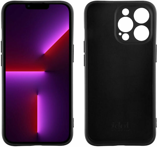 Idol 1991 Velvet Back Cover Σιλικόνης Μαύρο (iPhone 13 Pro Max)