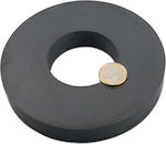 Ferrite Round Magnet with Hole and Traction Force 22kg L120xW50mm