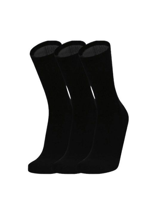 Xcode Ανδρικές Μονόχρωμες Κάλτσες Μαύρες 3Pack
