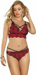 Subblime Set Sexy De Lenjerie Roșu Subblime Set Sexy De Lenjerie Roșu