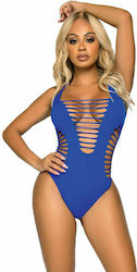 Leg Avenue Racerback Thong Bodysuit Sexy Bodysuit Blue D-231365