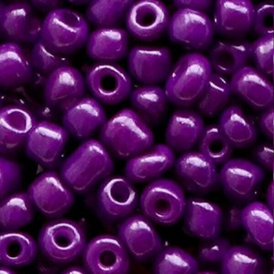 Mărgea Artizanală Mov Mărgele Seminte 6/0 4mm 10gr