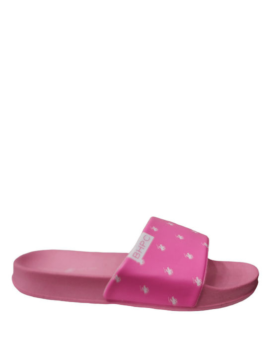 Beverly Hills Polo Club 2083 Women's Slides Fuchsia