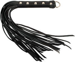 Zado Leather Flogger Beginner Whip Black