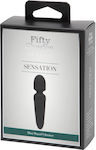 Fifty Shades of Grey Sensation Mini Vibrator Vibrator de perete mini Negru