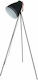 Elmark Floor Lamp H145xW54.5cm. with Socket for Bulb E27 Black