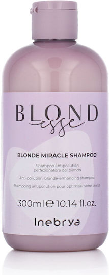 Inebrya Blondesse Blonde Miracle Sampon de Par Reconstrucție/Hrană și Hidratare pentru Toate Tipurile de Păr 300ml
