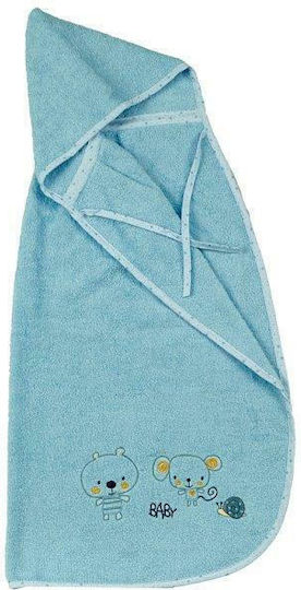 O Kosmos tou Morou Baby Bath Towel Hooded 85x95cm