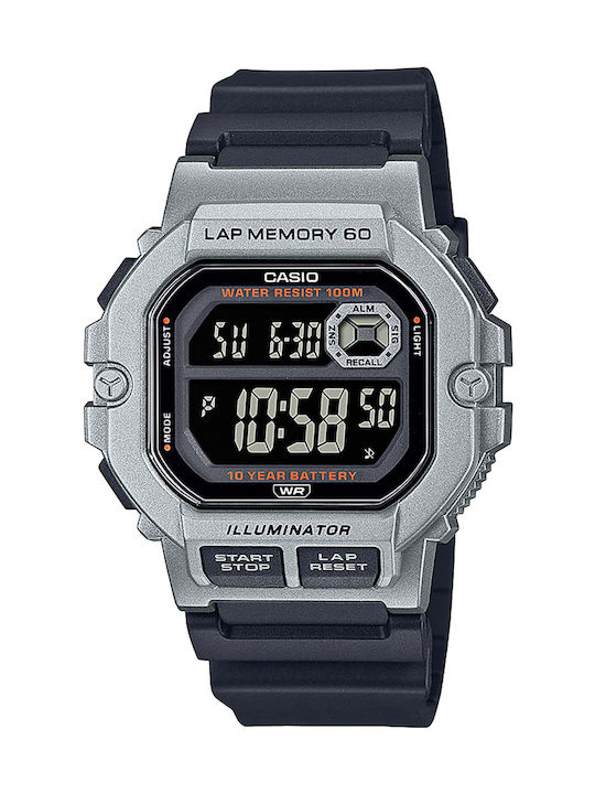 Casio Digital Men's Watch 44.5mm Battery with B...