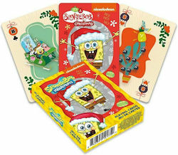 Aquarius SpongeBob Holidays Collectible Playing Cards Plastic for Poker