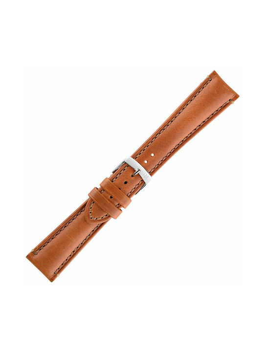 Morellato Derain Pull Up Leather Strap Tabac Br...