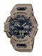 Casio G-Shock G-Squad Analog/Digital Men's Watch 49mm Chronograph Battery with Beige Rubber Strap