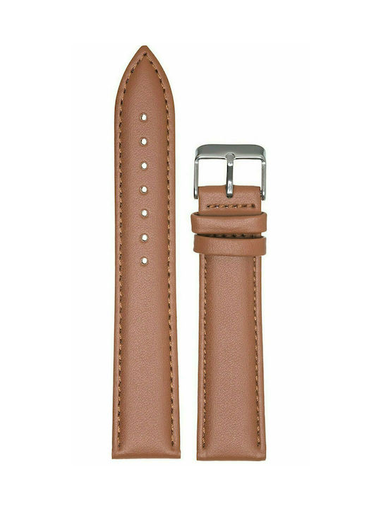 Tzevelion LR660JV-7A-18 Leather Strap Tabac Brown 18mm