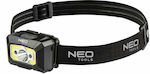 Neo Tools Rechargeable Headlamp with Maximum Brightness 250lm