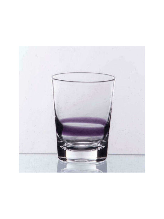 Cryspo Trio Hayman Glass Whiskey made of Glass Amethyst 1pcs