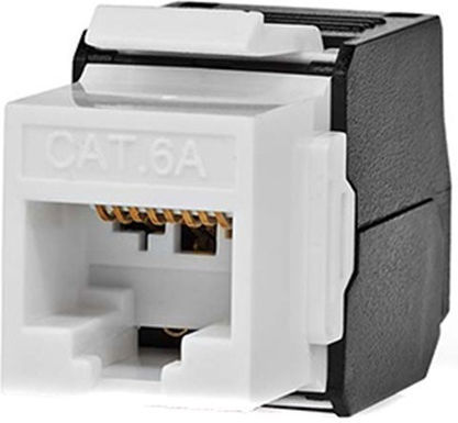 Nedis Priză De Rețea Externă Single RJ45 Tip Cat6 În Culoare Neagră CCGP89710BK