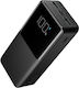 Joyroom JR-QP193 Power Bank 30000mAh 22.5W με 2 Θύρες USB-A και Θύρα USB-C Power Delivery / Quick Charge 3.0 Μαύρο