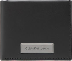Calvin Klein Inst Bifold W Δερμάτινο Ανδρικό Πορτοφόλι Κερμάτων με RFID Μαύρο