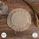 GloboStar Placemat Fabric Beige 31x31cm 1pcs