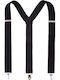 Suspenders Monochrome Black