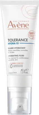 Avene Tolerance Hydra-10 Redness 48h Day/Night Cream Suitable for Oily/Combination Skin with Hyaluronic Acid 40ml