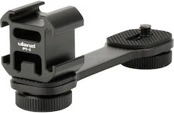 Ulanzi PT-3 Dreifacher Kalt-Schuh Halter Adapter Kamerazubehör