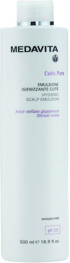Medavita Cutis Pura Hygienic Scalp Emulsion Hair Lotion against Dry Scalp 500ml