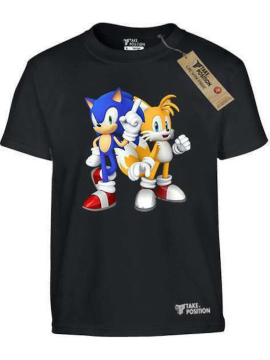 Kinder-T-Shirt Schwarz