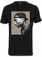 Cracked Backround T-shirt Μαύρο