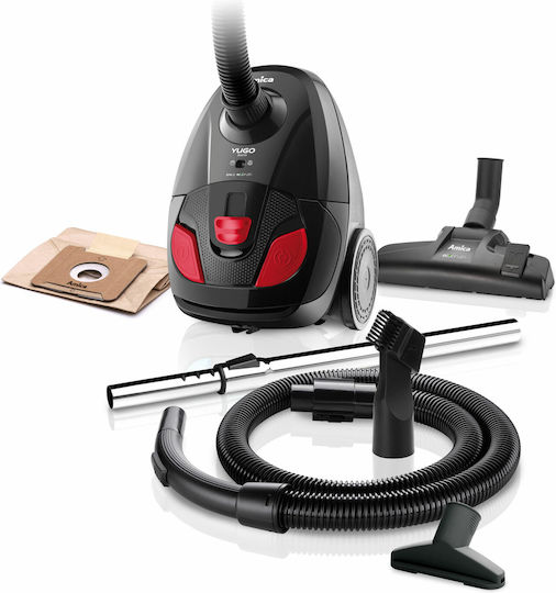 Amica Yugo VM1043 Vacuum Cleaner 900W Bagged 1.5lt Black