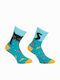 Kal-tsa Cats Women's Patterned Socks Green