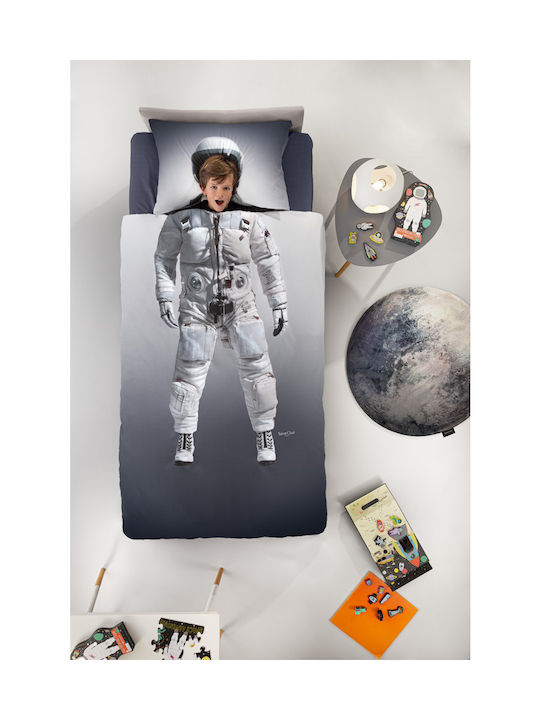 Saint Clair Sheet Set Single Cotton Space Gray 170x250cm 2pcs