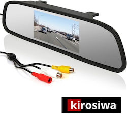 Kirosiwa Windshield Car DVR Set with Rear Camera, 4.3" Display with Clip