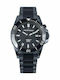 Jacques Lemans Hybromatic Herrenuhr 42mm Automatisch mit Blau Keramikarmband