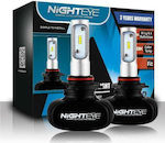Nighteye Λάμπες Αυτοκινήτου H7 LED 6500K Ψυχρό Λευκό 50W 2τμχ