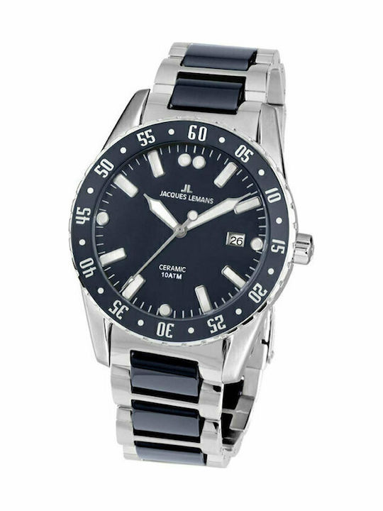 Jacques Lemans Men's Watch 42mm Battery with Ce...