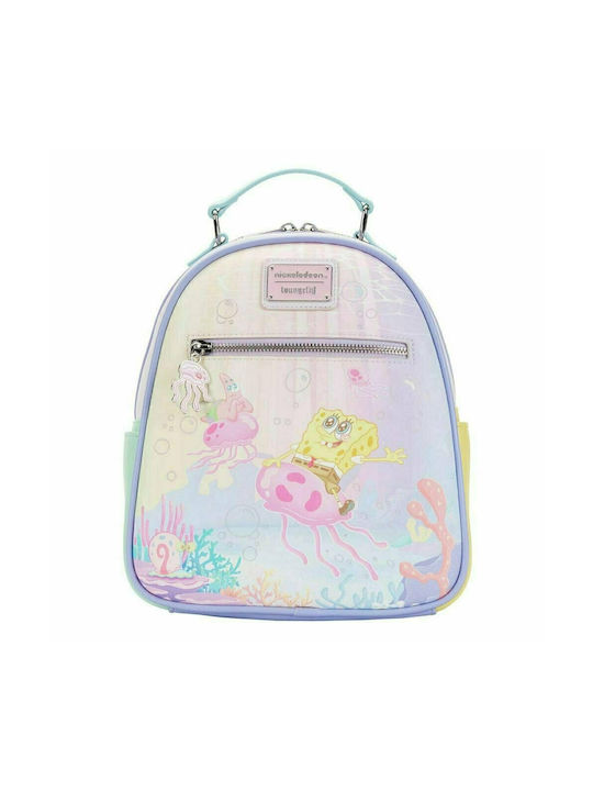 Loungefly Nickelodeon - Spongebob Pastel Jellyfishing Kids Bag Backpack Multicolored 22.5cmx11.25cmx25cmcm