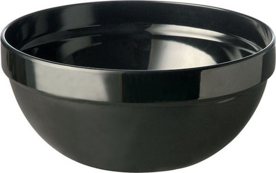 APS Casual Serving Bowl Round made of Melamine Black with Diameter 14cm