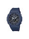 Casio G-Shock Watch Chronograph Solar with Blue Rubber Strap