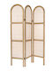Διακοσμητικό Παραβάν από Rattan με 3 Φύλλα 120x169.5cm