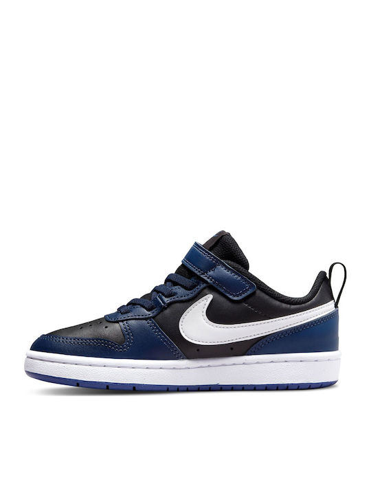 Court Borough 2 Kids Sneakers with Scratch Midnight Navy / Black / Dark Purple Dust / White