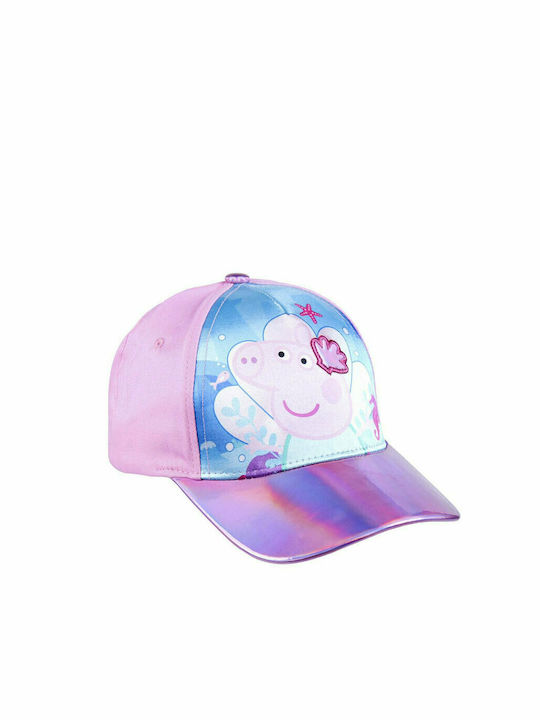 Cerda Παιδικό Καπέλο Jockey Υφασμάτινο Peppa Pig Ροζ