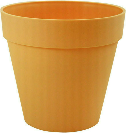 Sic Plast Deco Γλάστρα Πλαστική Σομόν 18x18x7εκ.