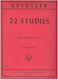 International Music Company Kreutzer - 22 Studies Παρτιτούρα για Τσέλο