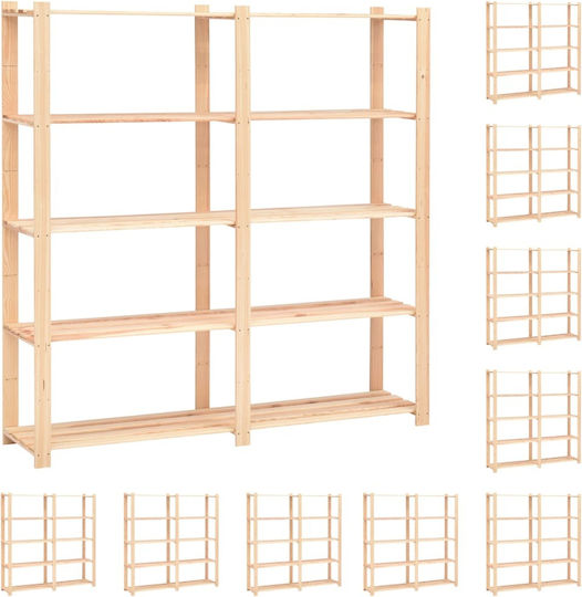 Bibliothek Beige 170x38x170cm